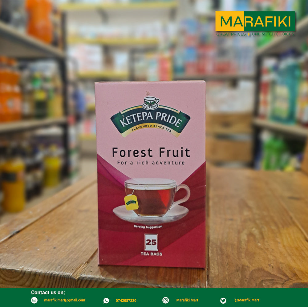 KETEPA PRIDE FOREST FRUIT TEA BAGS 50G