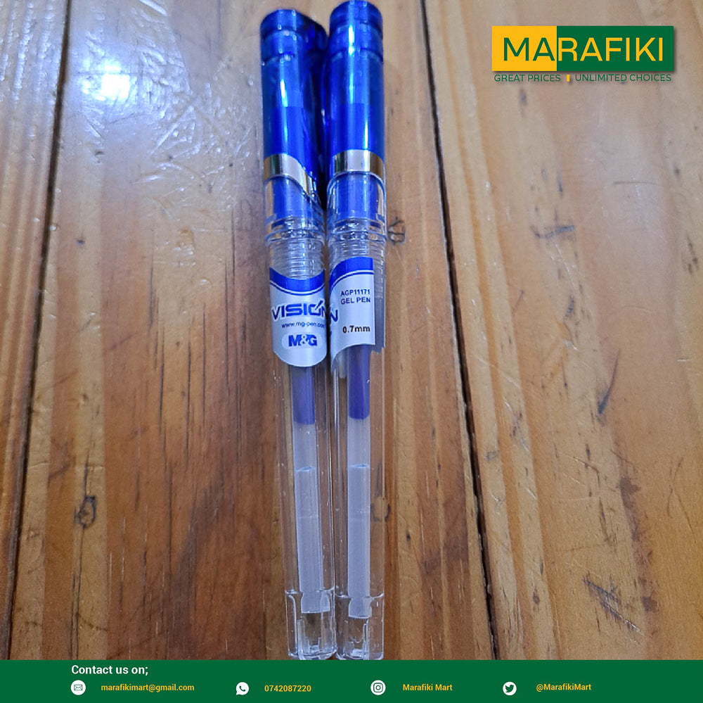 M&G VISION GEL PEN BLUE AGP11171