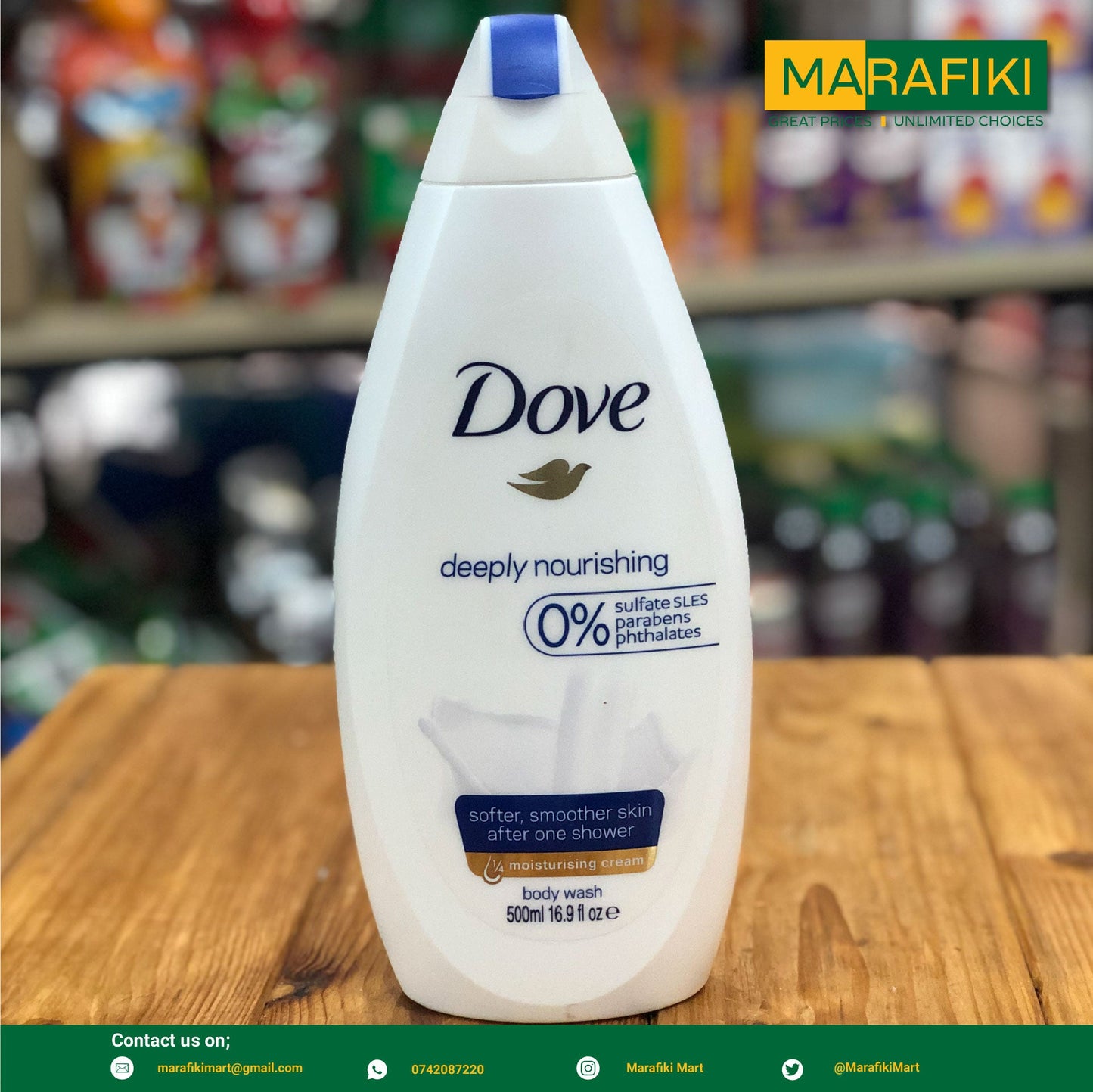 DOVE SHOWER GEL DEEPLY NOURSHING 500ml