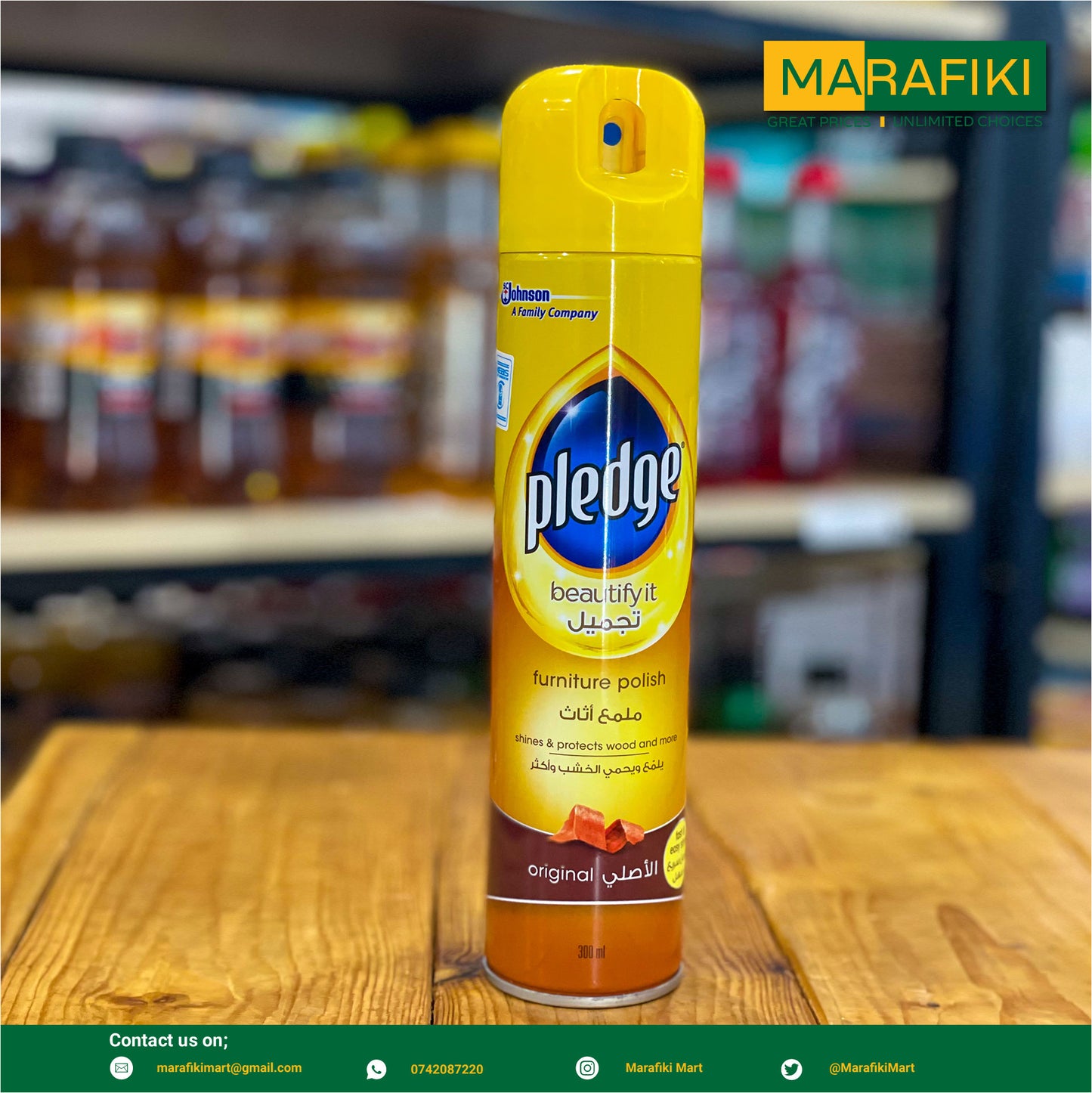 PLEDGE NATURAL ORIGINAL 300ML