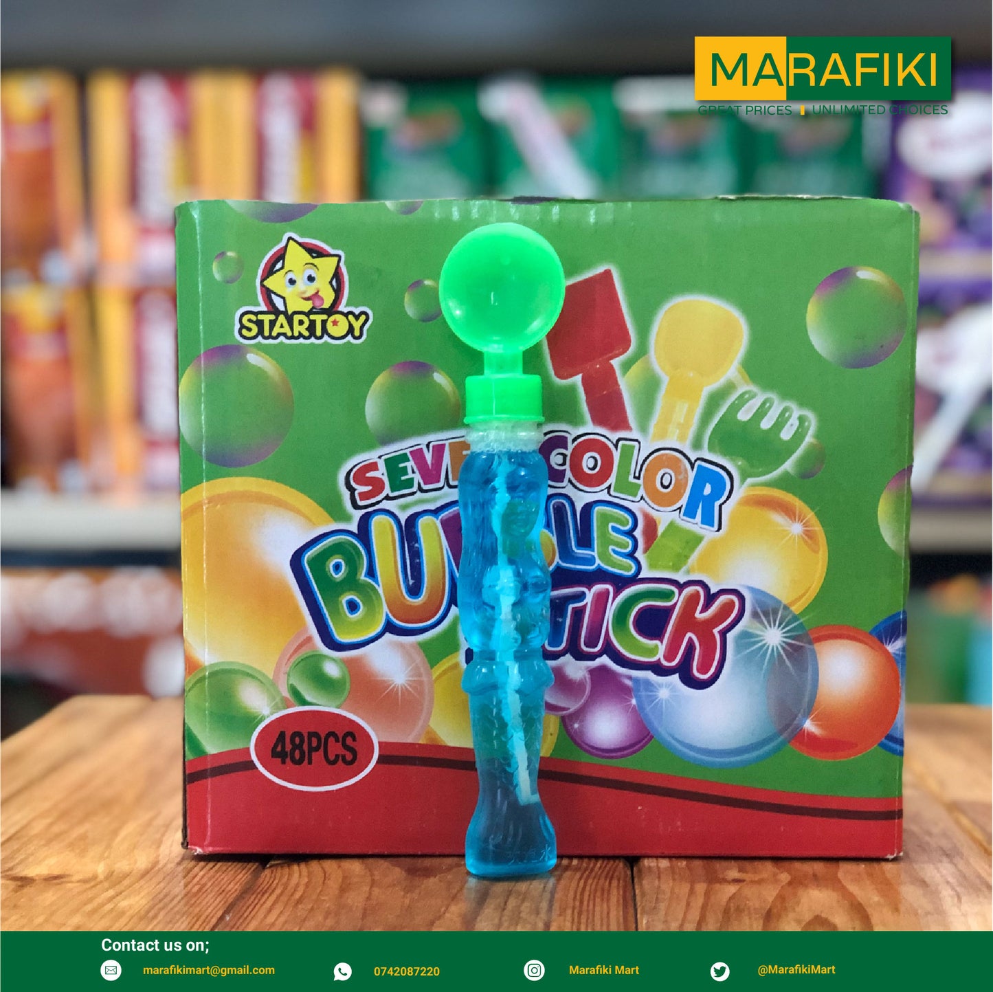 SEVEN COLOR BUBBLE STICK