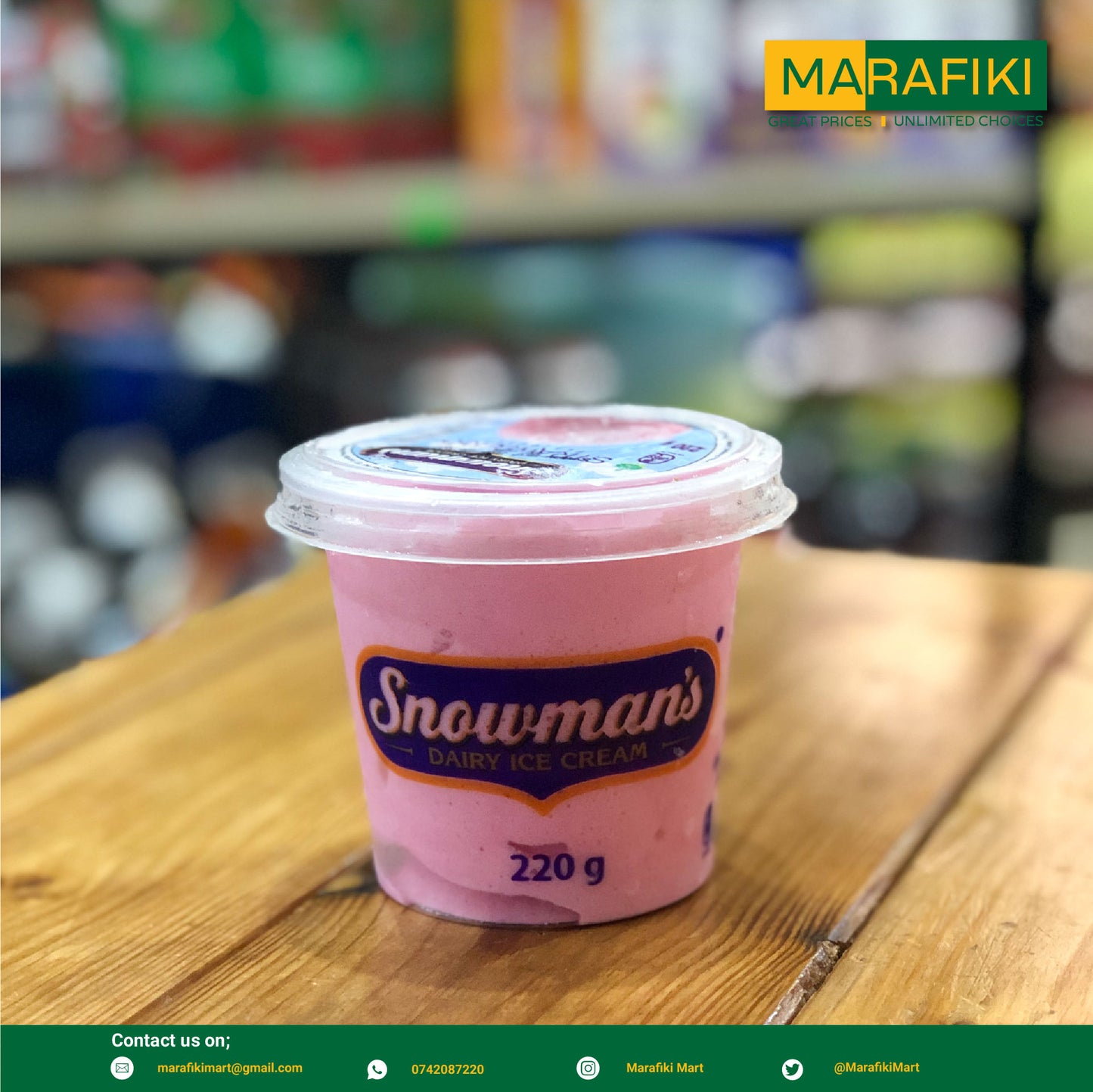 SNOWMAN ICECREAM 220ML