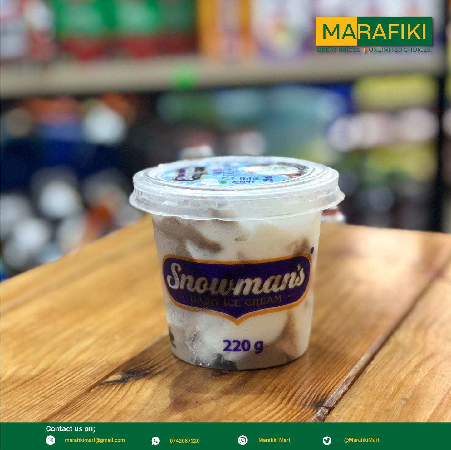 SNOWMAN ICECREAM 220ML