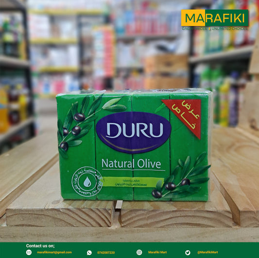 DURU NATURAL OLIVE 720G SOAP 4 PCS IN 1