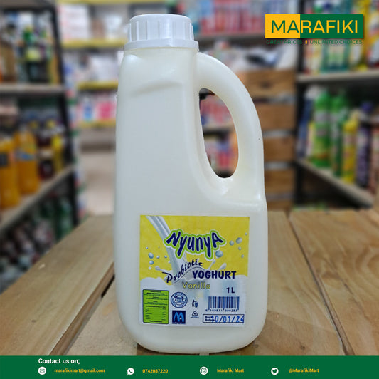 NYUNYA VANILLA YOGHURT JERRYCAN 1LITRE