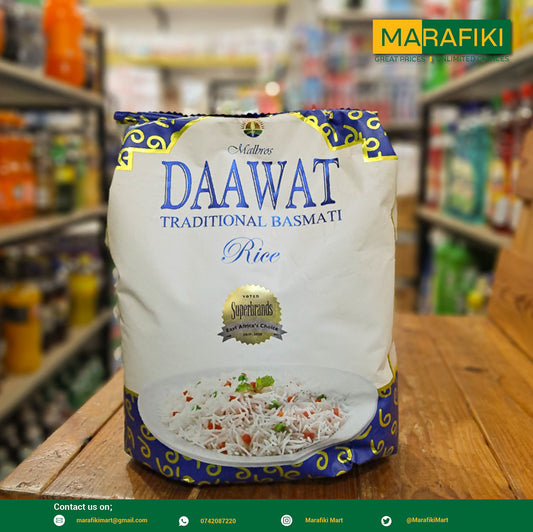 DAAWAT TRADITIONAL BASMATI RICE 2KG