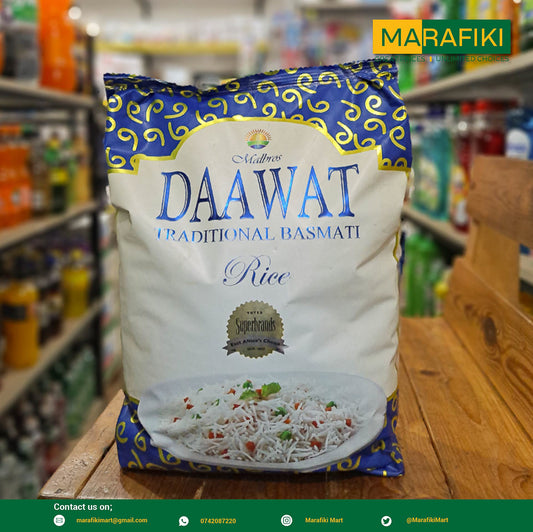 DAAWAT TRADITIONAL BASMATI RICE 5KG