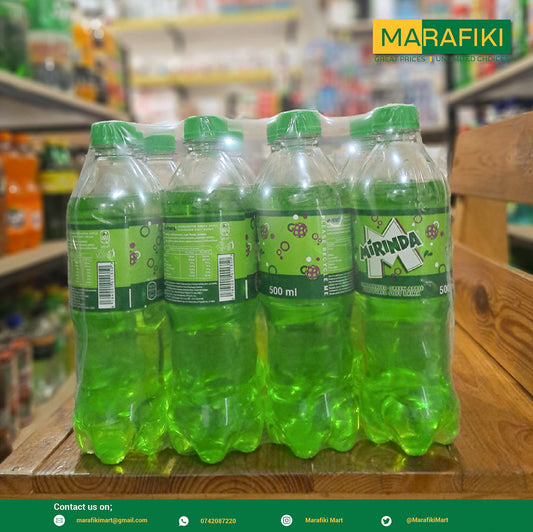 MIRINDA GREEN APPLE 500ML CARTON