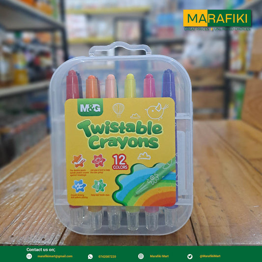 M&G TWISTABLE CRAYONS I2PC PACK