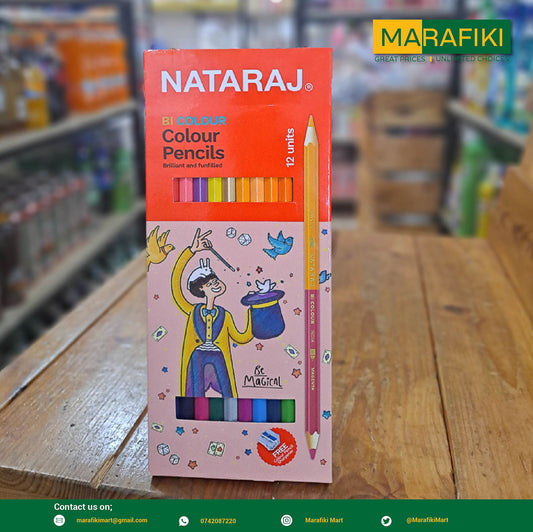 NATARAJ BI COLOUR PENCILS