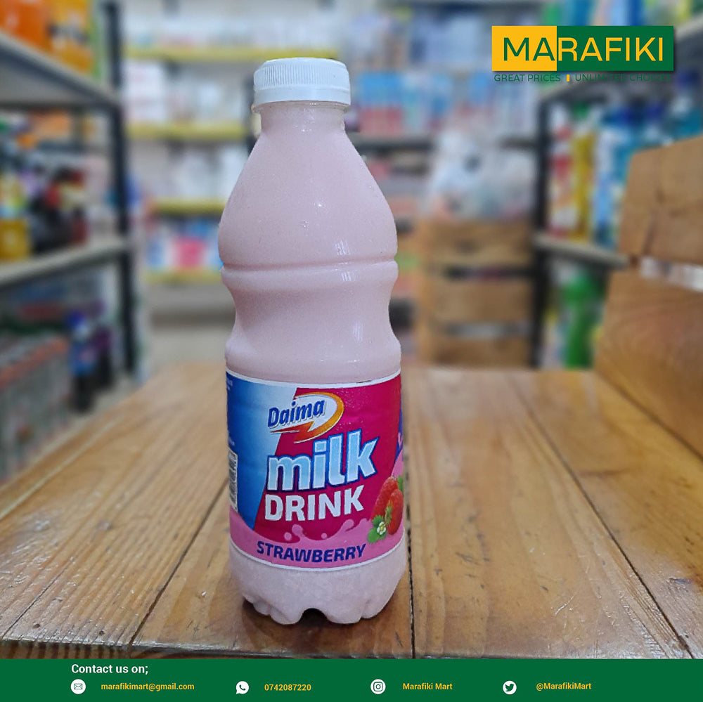 DAIMA STRAWBERRY MILK DRINK 500ML