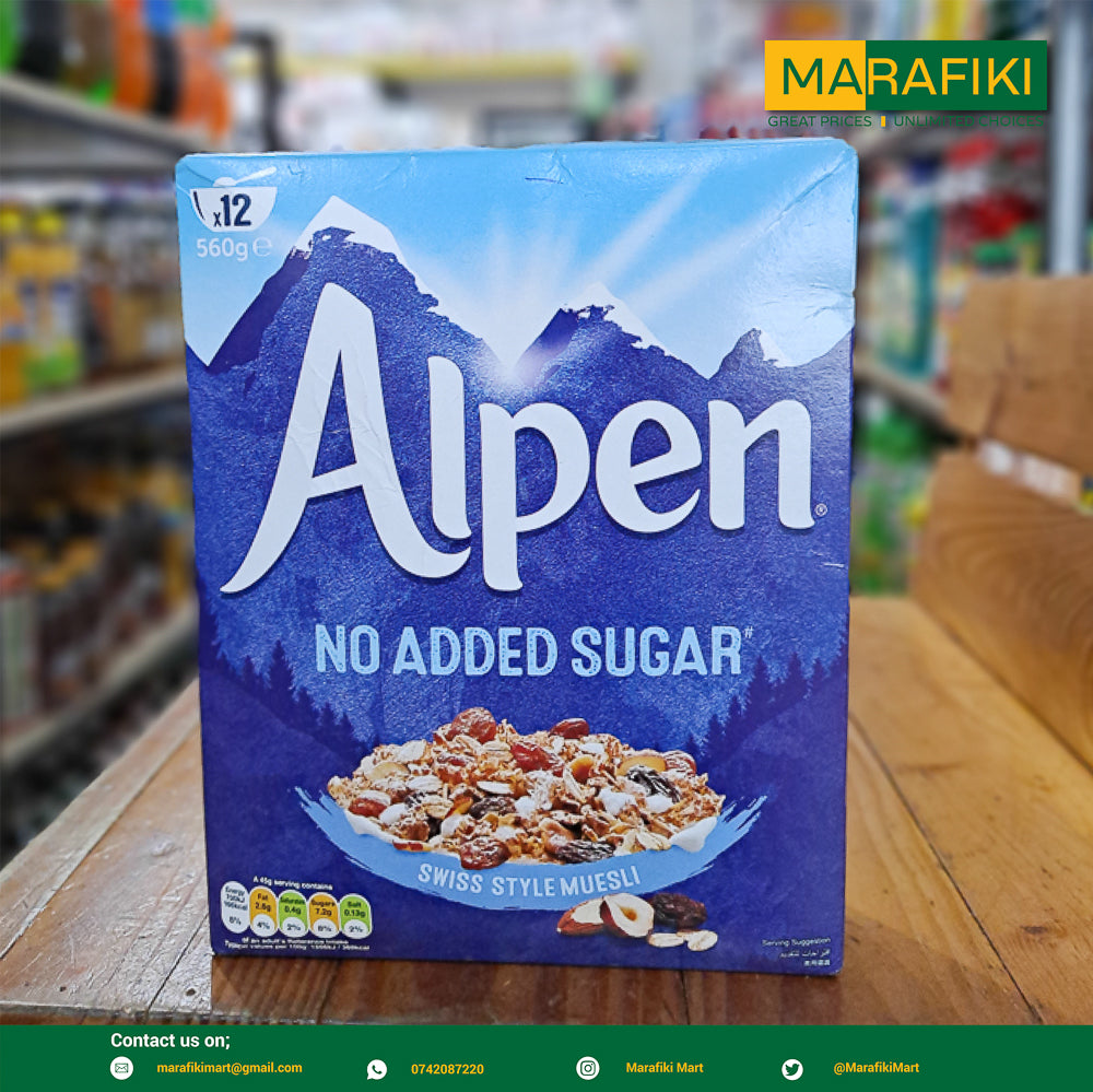 ALPEN NO SUGAR ADDED 560G