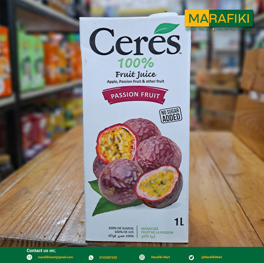 CERES 100% PASSION FRUIT JUICE 1L