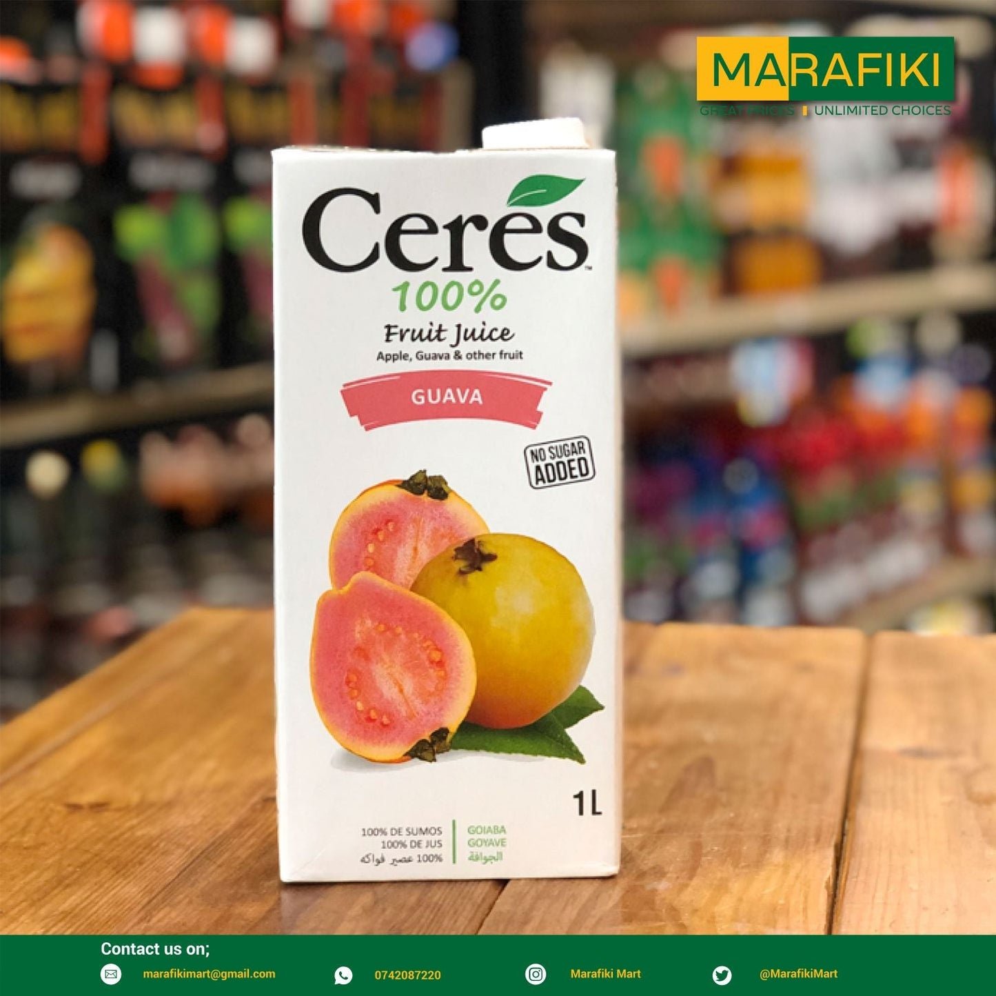 CERES 100% GUAVA JUICE 1L