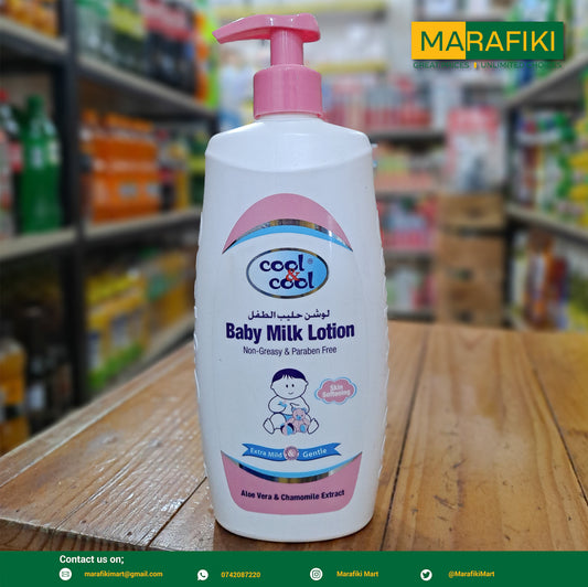 COOL & COOL BABY MILK LOTION 500ML