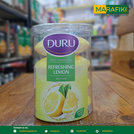 DURU SOAP REFRESHING LEMON 4PCS