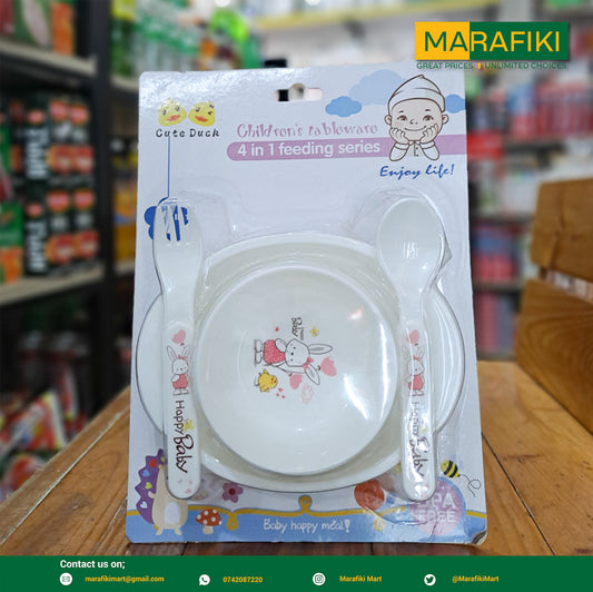 HAPPY BABY TABLE WARE 4 IN 1