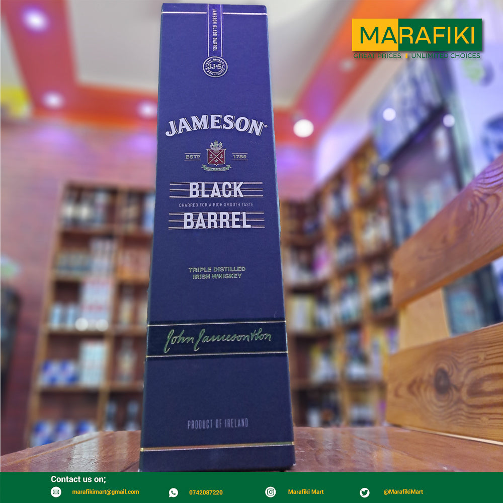 JAMESON BLACK BARREL 750ML