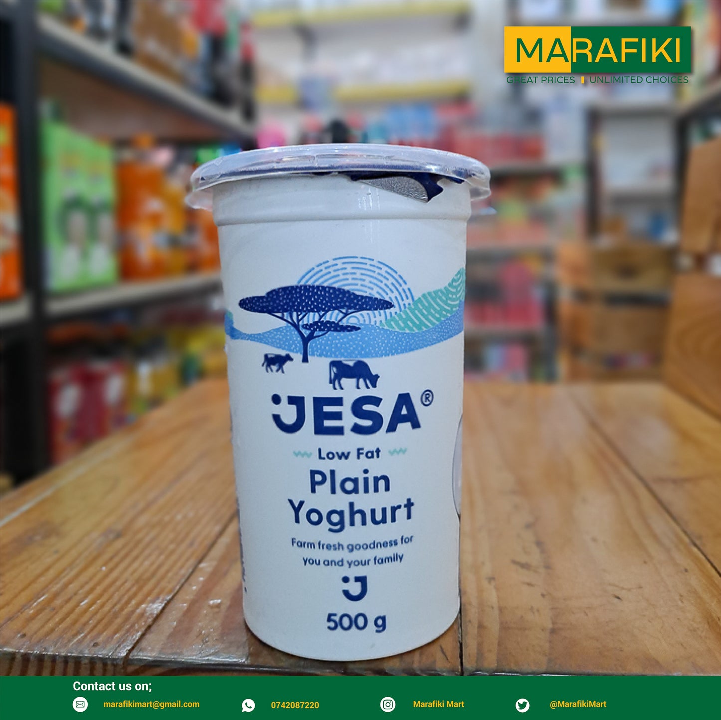 JESA PLAIN YOGURT CUP 500G