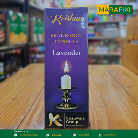 KRISHNA FRAGRANCE CANDLE LAVENDER PACK