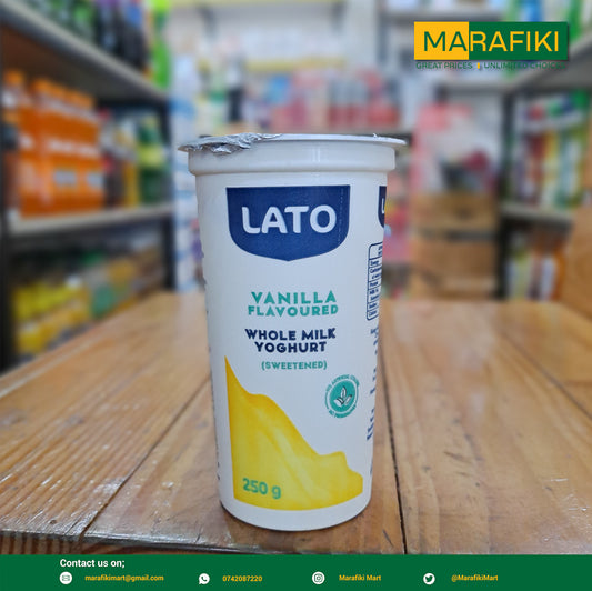 LATO YOGHURT CUP VANILLA 250G