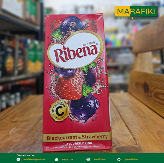 RIBENA STRAWBERRY& BLACK CURRANT 1L