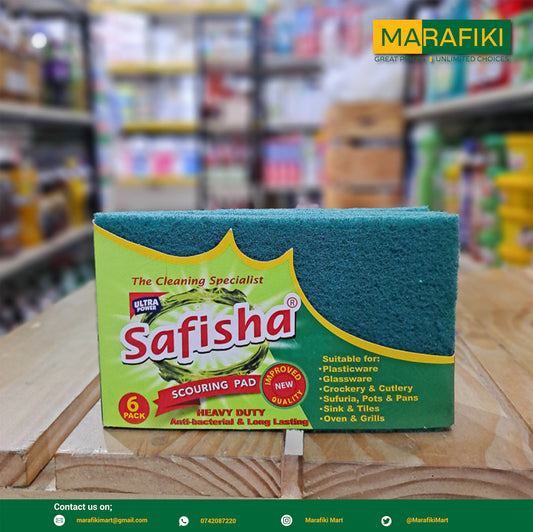 SAFISHA SCOURING PADS 6PCS