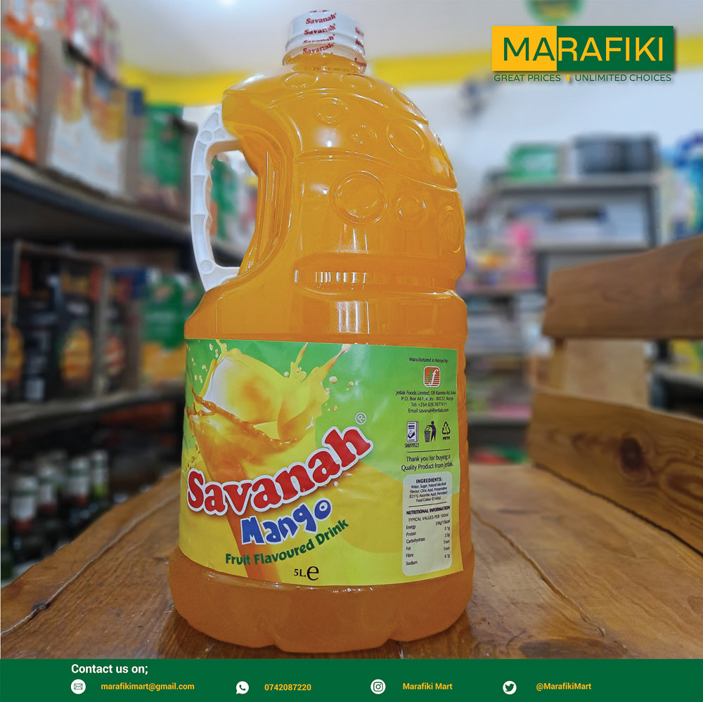 SAVANAH JUICE MANGO 5L