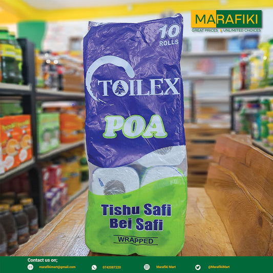 POA TISSUE WHITE 10ROLL