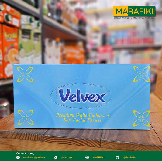 VELVEX FACIAL TISSUES BLUE