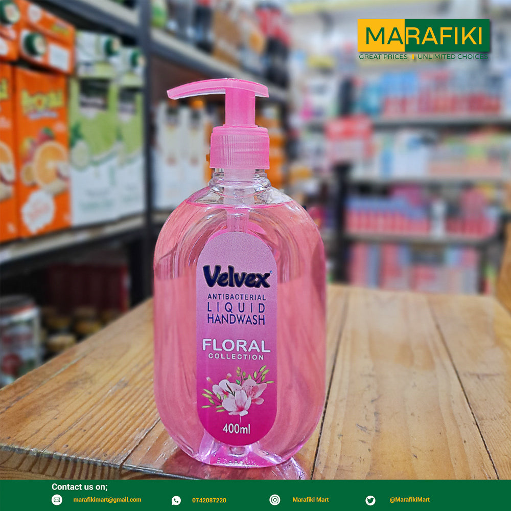 VELVEX HAND WASH FLORAL 400ML