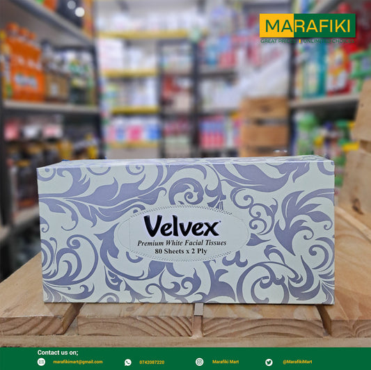 VELVEX FACIAL TISSUE SILVER