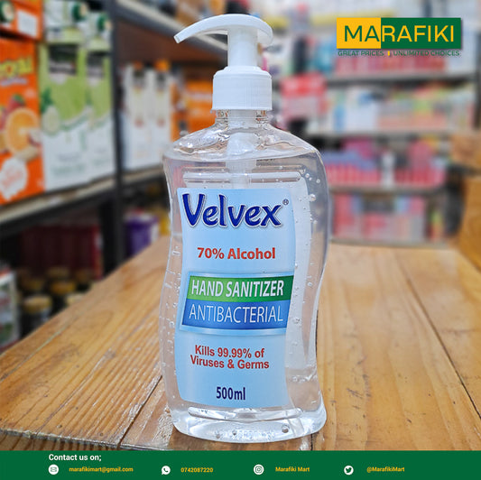 VELVEX HAND SANITIZER 500ML ANTIBACTERIAL