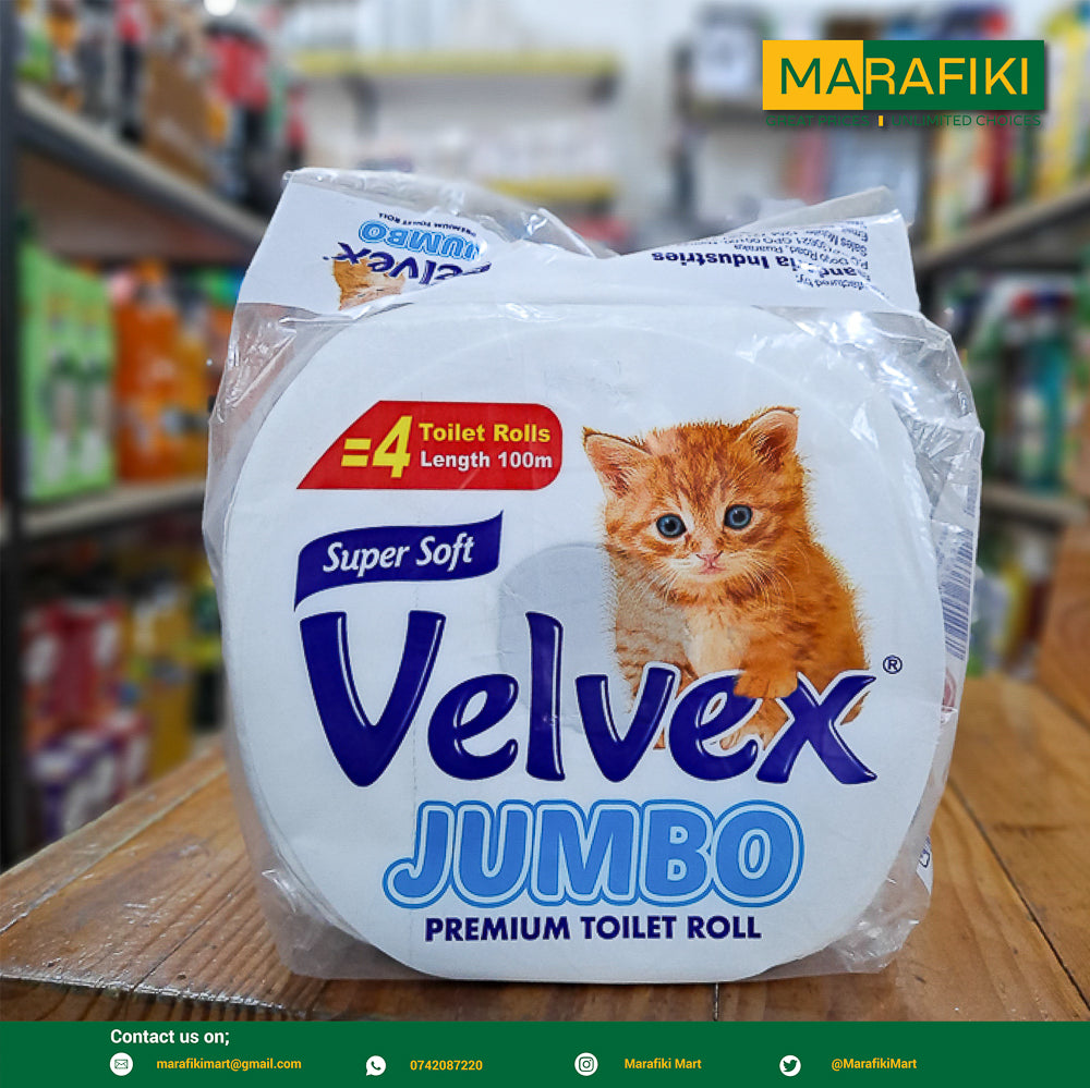 VELVEX JUMBO TISSUE 100M