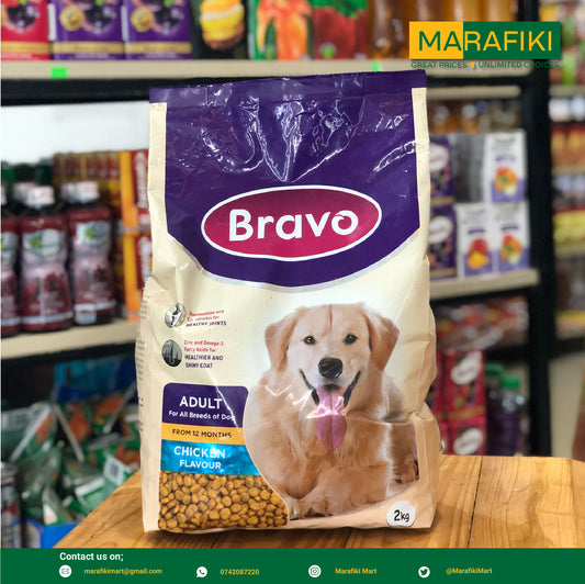 BRAVO ADULT CHICKEN FLAVOUR 8KG