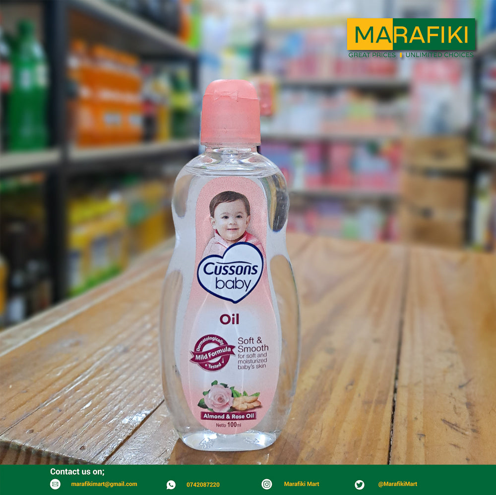 CUSSONS SOFT & SMOOTH BABY OIL 100ML