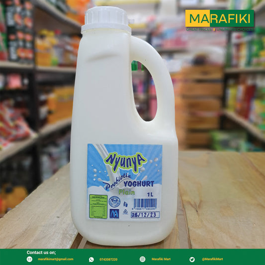 NYUNYA PLAIN YOGHURT JERRYCAN 1LITRE