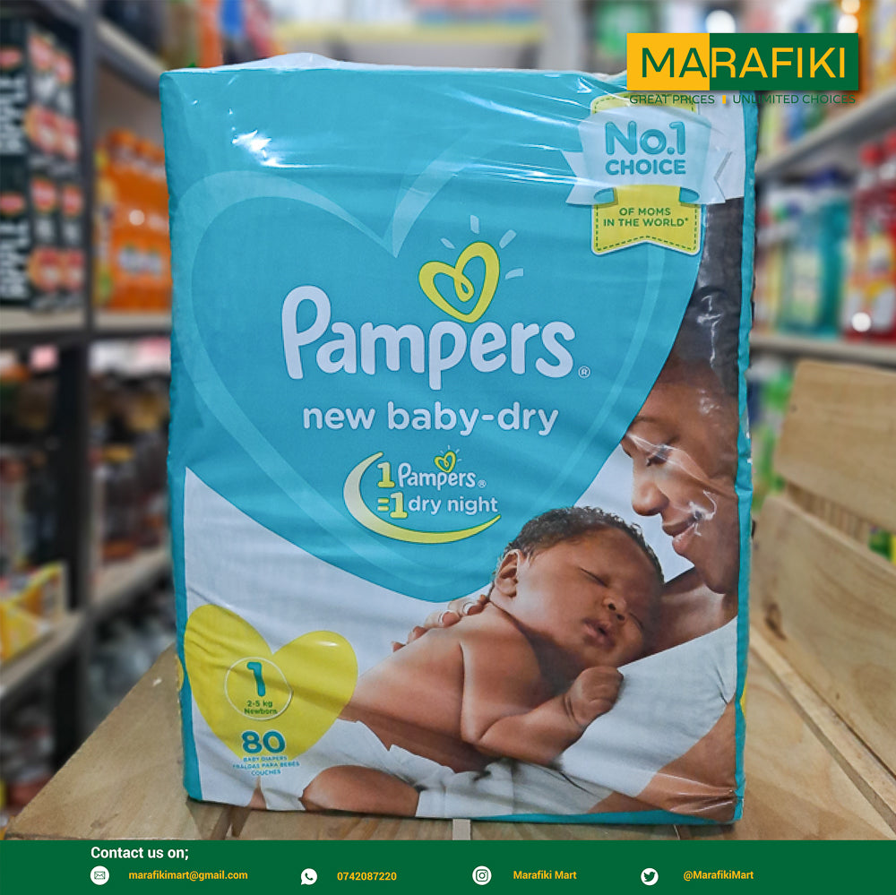 PAMPERS NEW BORN BABY 1-80PCS