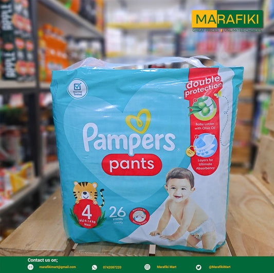 PAMPERS PANTS H.C 4 26PCS