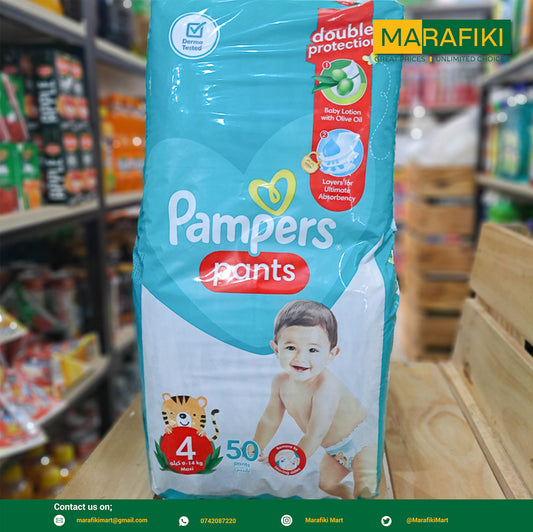 PAMPERS PANTS JUMBO 4 -50PCS