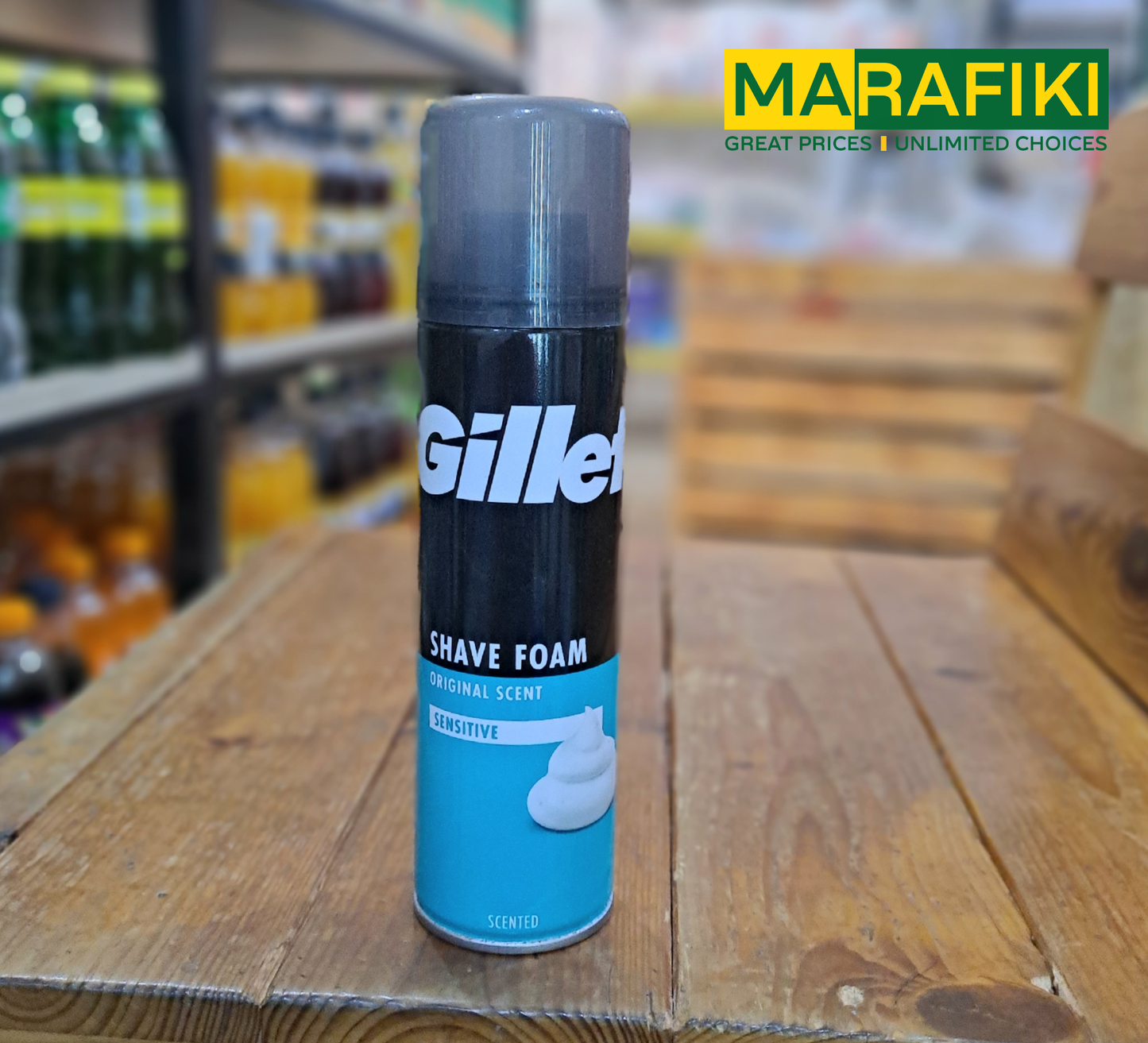 GILLETTE SHAVE FOAM SENSITIVE 200ML