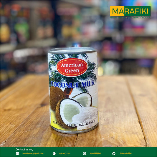 AMERICAN GREEN COCONUT MILK 400ML