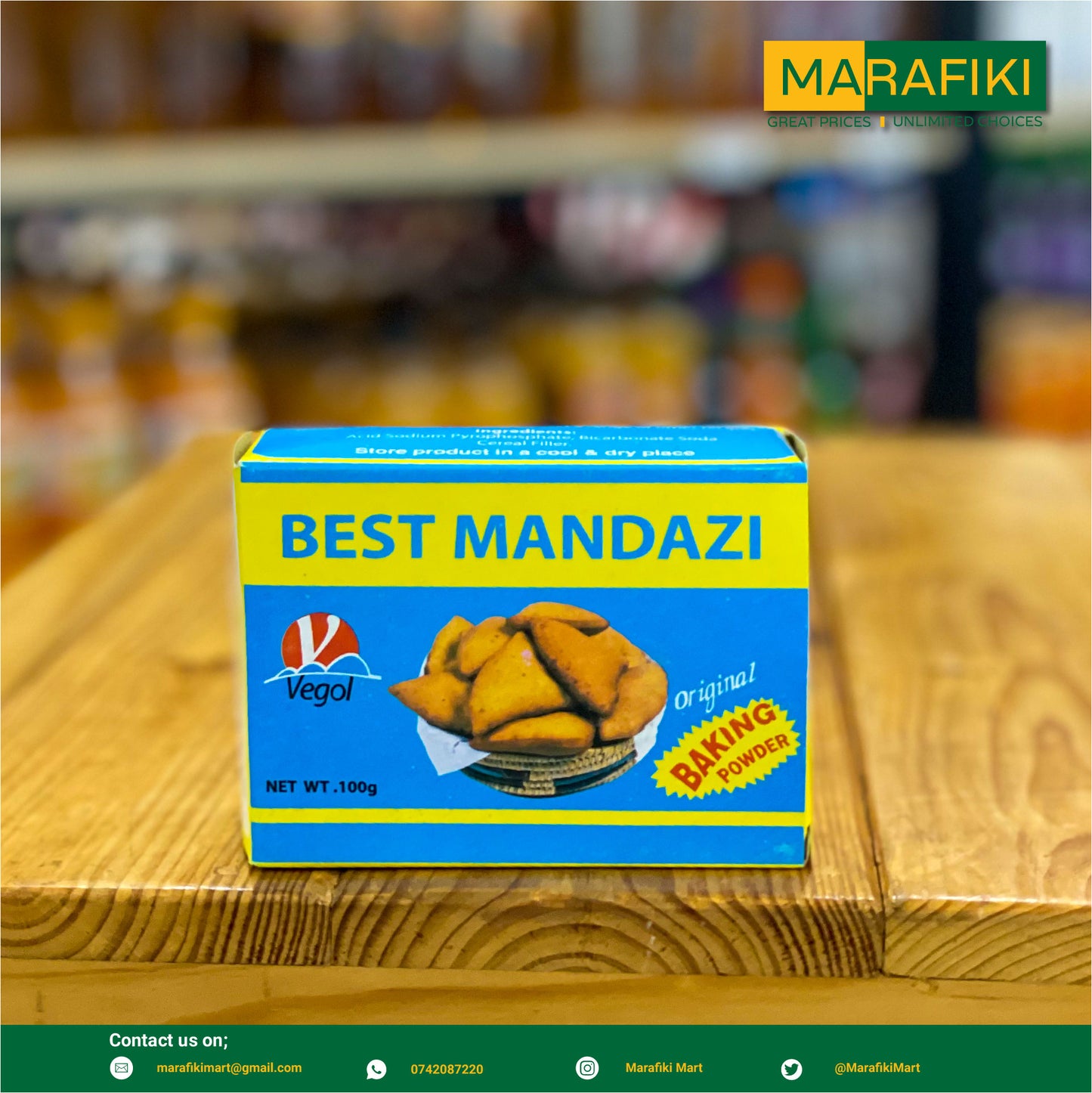 BAKING POWDER BEST MANDAZI 100G