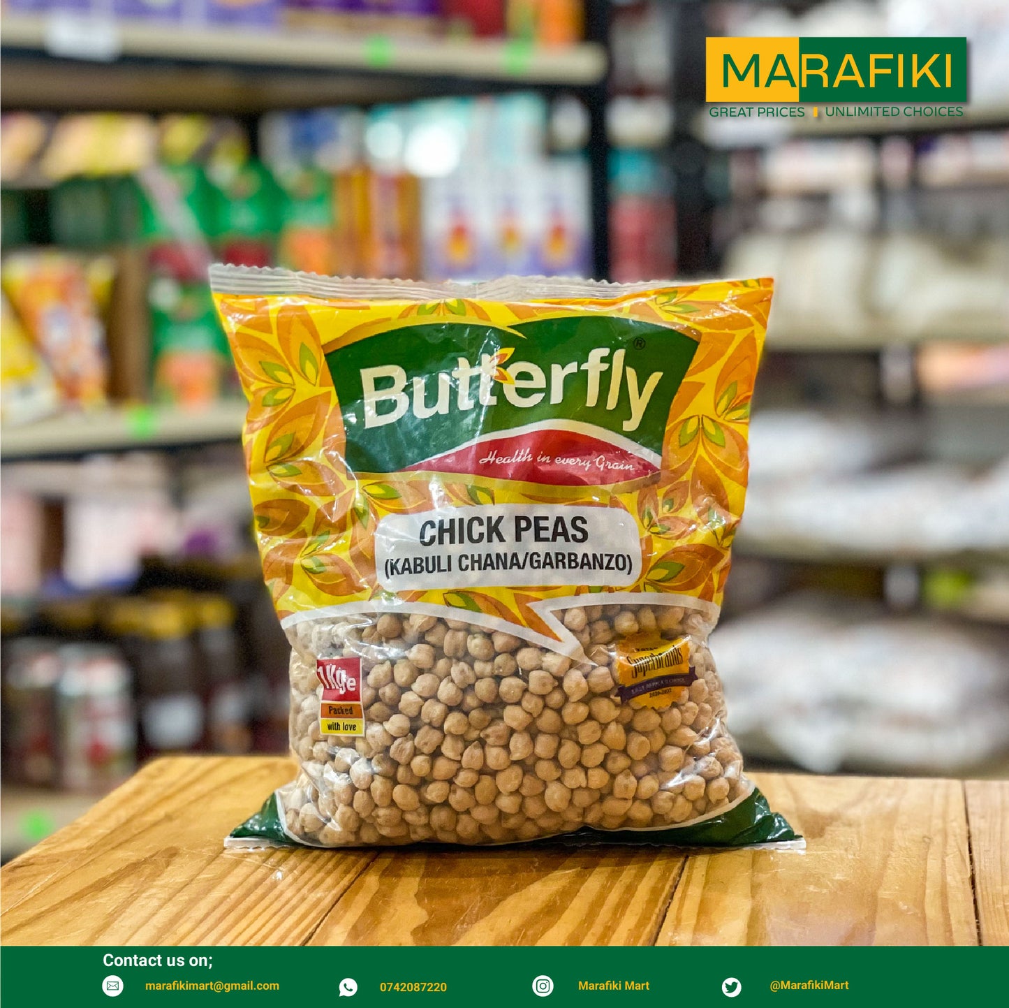 BUTTERFLY CHICK PEAS IKG