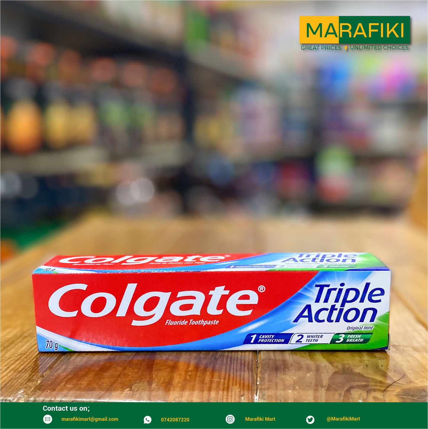 Colgate Toothpaste Triple Action 70g