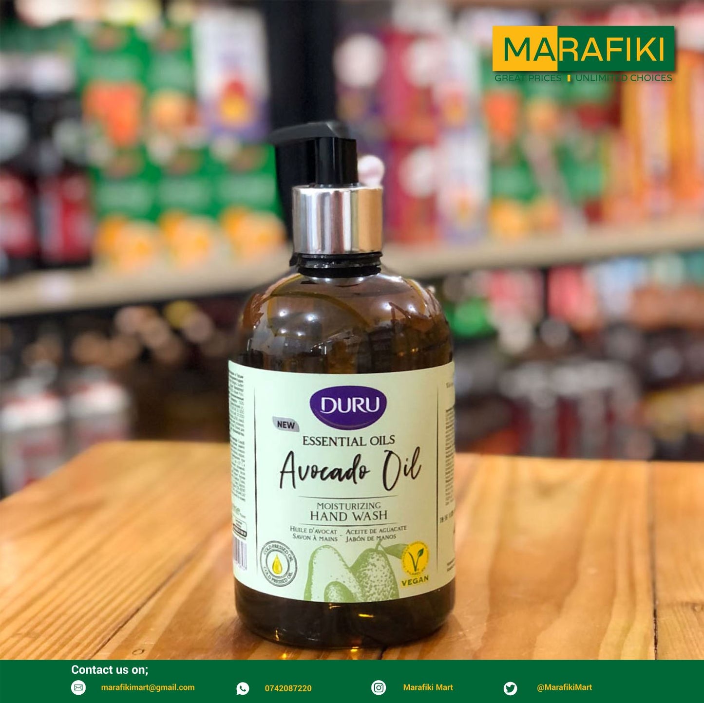 DURU HANDWASH AVOCADO OIL 500ML