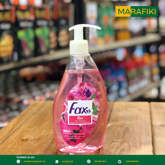 FAX LIQUID SOAP ROSE 400ML