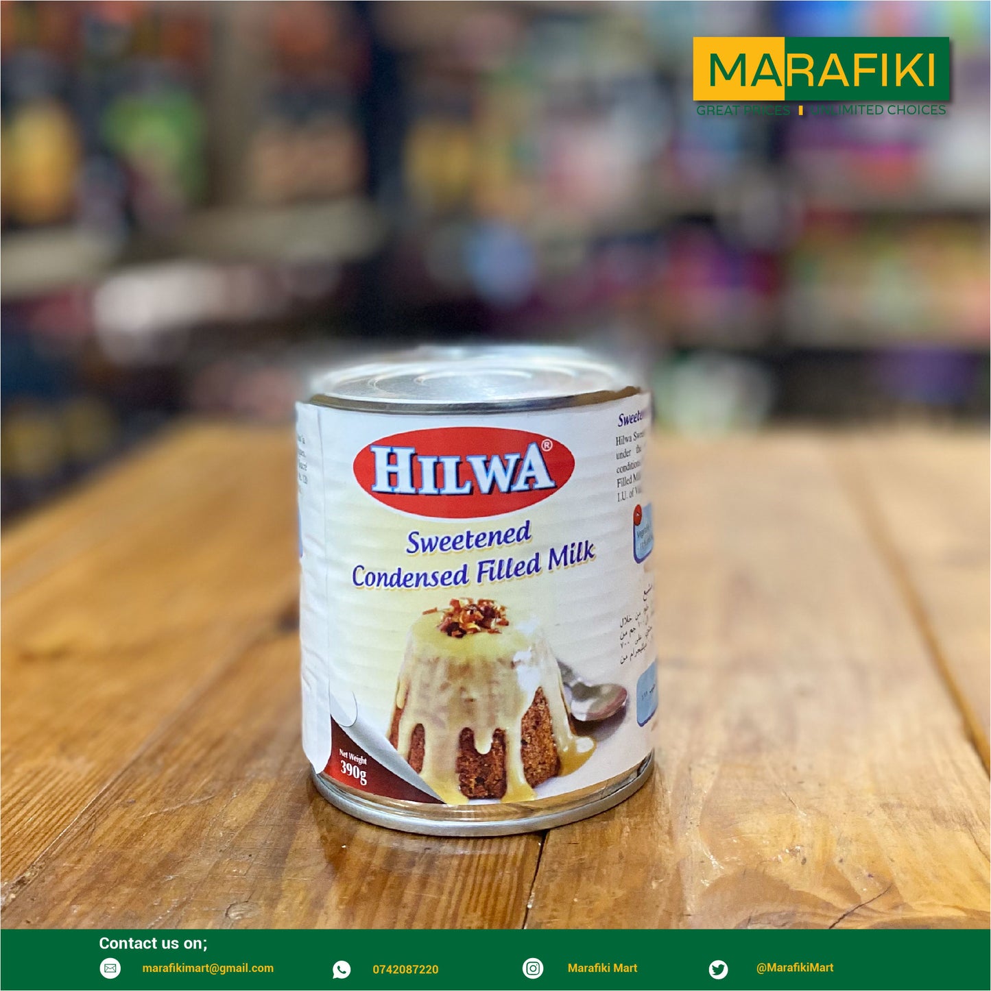 HILWA CONDENSEDFILLED MILK 390G