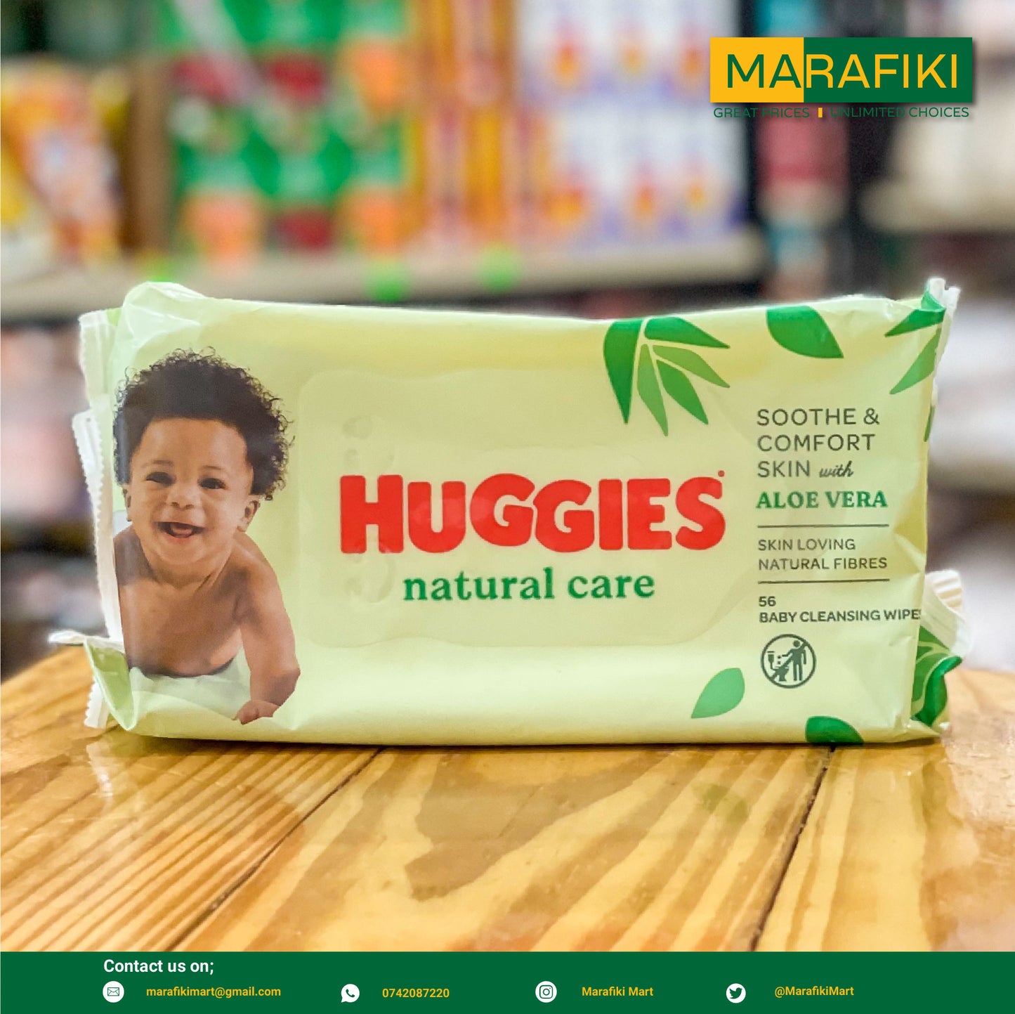 HUGGIES NATURAL CARE WIPES