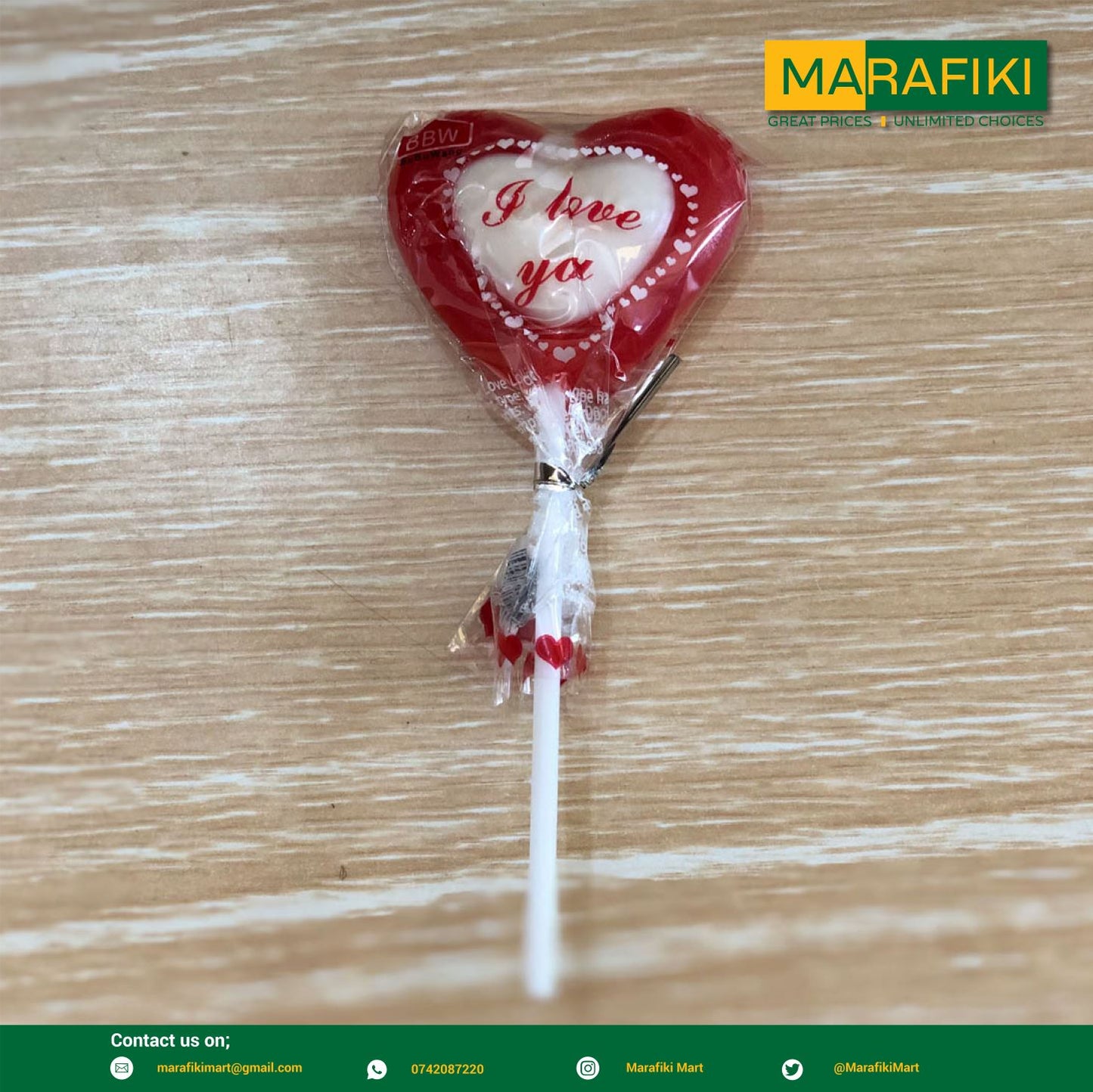 HEART SHAPED LOLLIPOP